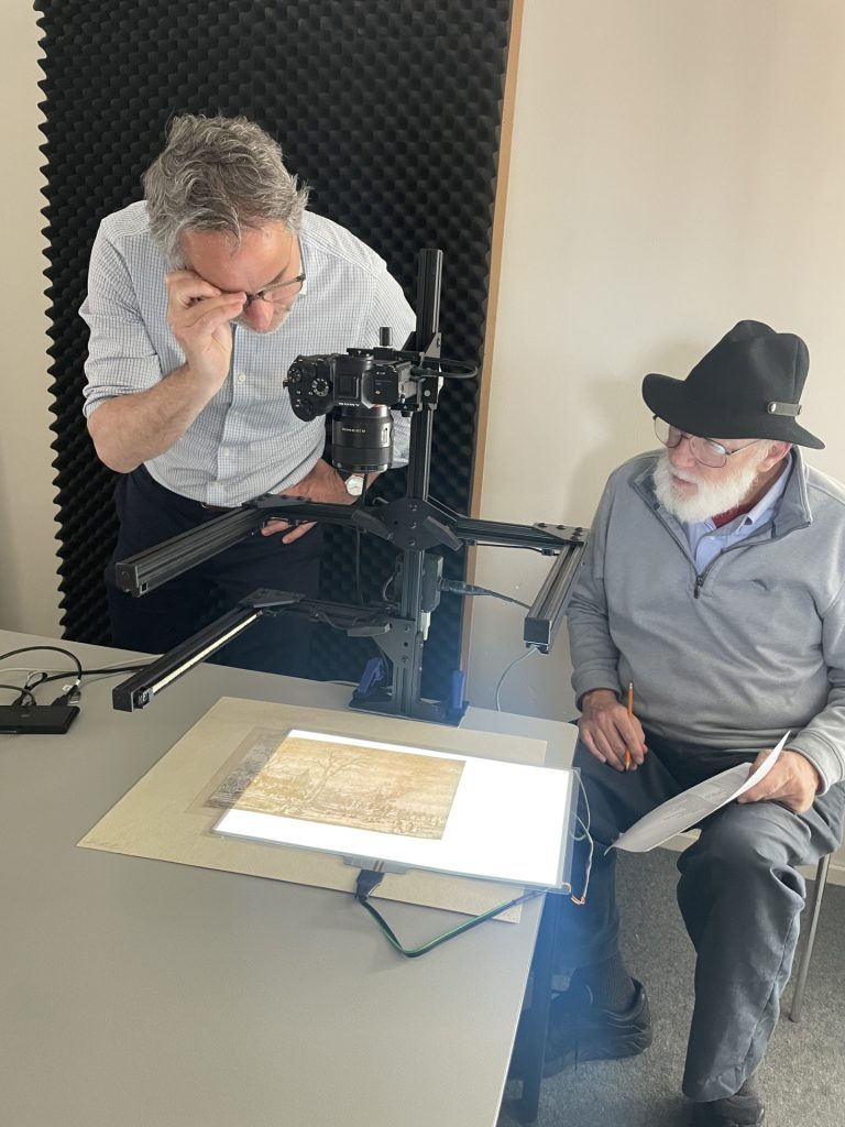 Rob Fucci en Rick Johnson aan het werk met de WImSy